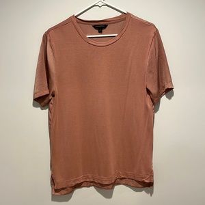 Banana Republic mixed material short sleeve top